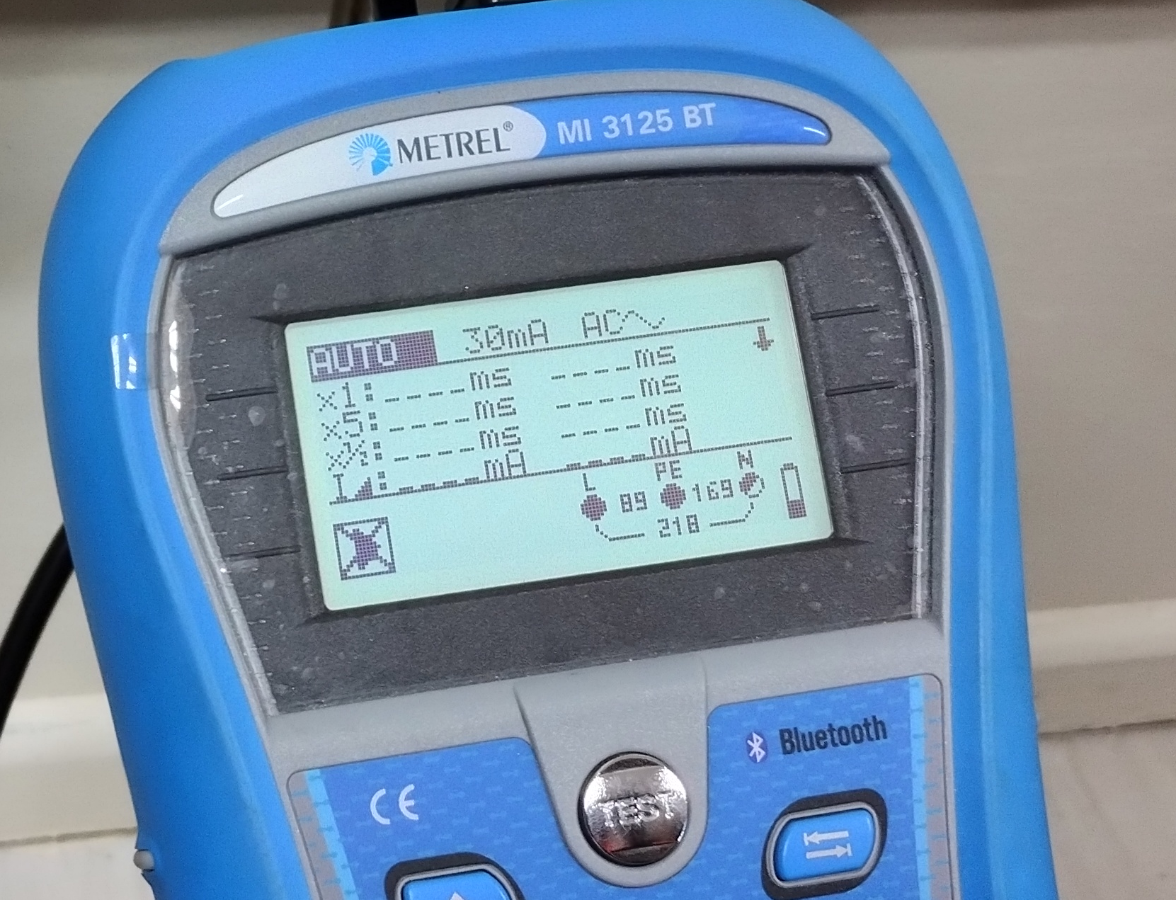 En faena minera: la instalación estaba operativa.